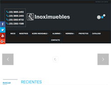 Tablet Screenshot of inoximuebles.com